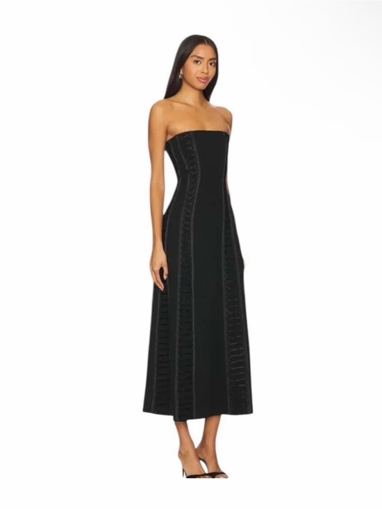 Simkhai Dresses & Skirts - New With Tags SIMKHAI Dennison Dress Strapless Black Midi
